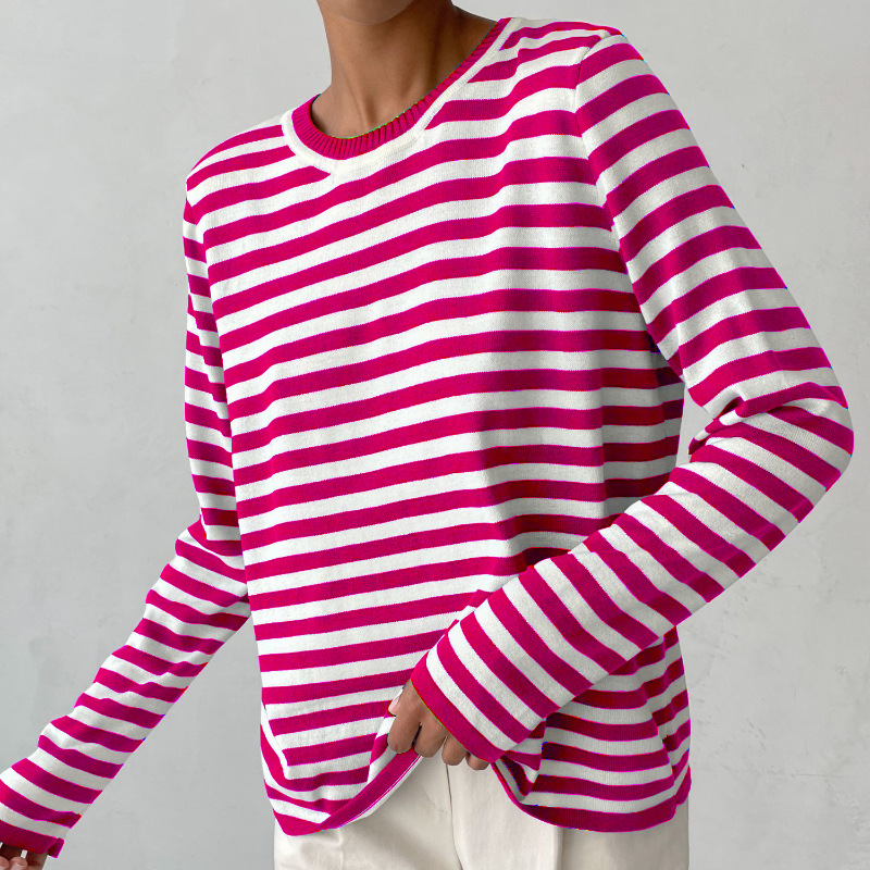 Nicole - Élégant pull rayé
